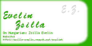 evelin zsilla business card